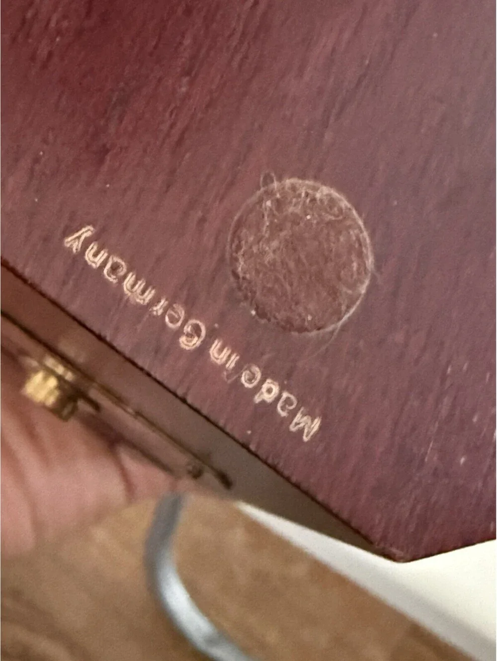 Bulova Quartermaster Maritime Clock B7910 Octagon Wooden Case, Made In Germany